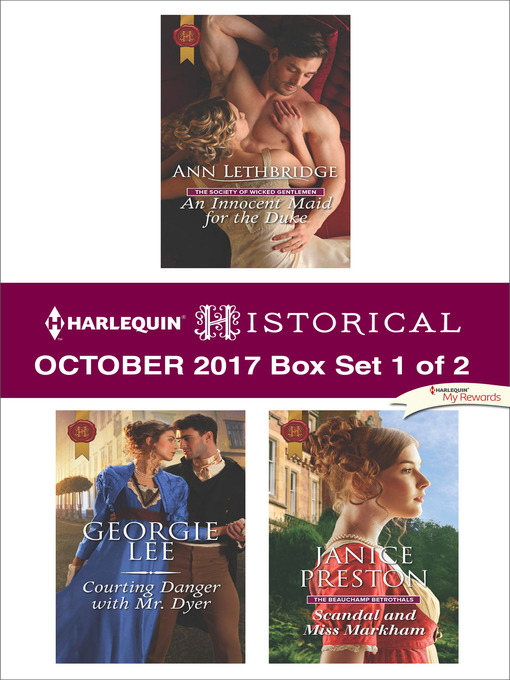 Title details for Harlequin Historical October 2017--Box Set 1 of 2 by Ann Lethbridge - Available